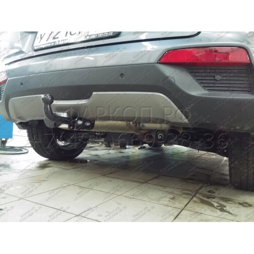 H227-A Лидер-плюс ТСУ для Hyundai Creta 2016-2021, 2021-2022, Solaris HC 2024- без снятия и выреза бампера. Нагрузки: 1300/75 кг, масса фаркопа 14,14 кг (без электрики в комплекте)