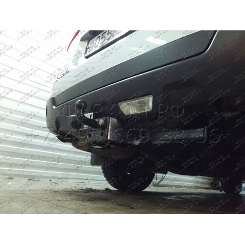 N103-FC Лидер-плюс ТСУ для Nissan X-Trail T31 2007-2014 без выреза бампера. Нагрузки: 1200/50 кг, масса фаркопа 23,22 кг (без электрики в комплекте)