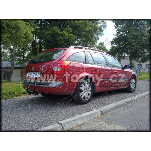 R-078 STEINHOF Фаркоп на Renault Laguna Grandtour (универсал) 03/2001-01/2008 без снятия и подрезки бампера. Тип шара: A. Нагрузки: 1500/75 кг, масса фаркопа 18,4 кг (без электрики в комплекте)
