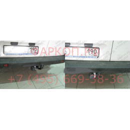 2626-A ORIS Фаркоп на FIAT Doblo 2001-2010. Необходима подрезка бампера. Тип шара: A. Нагрузки: 1300/50 кг, масса фаркопа 16,2 кг (без электрики в комплекте)