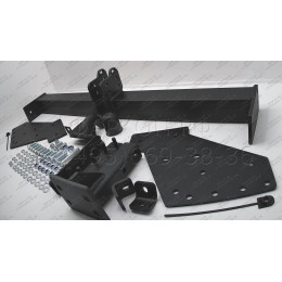 4153-F ORIS Фаркоп на Mitsubishi L200 2007-2014, L200 Triton 2019-2023 без выреза в бампере. Тип шара: F. Нагрузки: 1500/75 кг, масса фаркопа 31,9 кг (без электрики в комплекте)