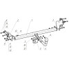 4224-A ORIS Фаркоп на Hyundai Tucson 2021-, Kia Sportage V 2022- без выреза в бампере. Тип шара: A. Нагрузки: 2000/100 кг, масса фаркопа 18 кг (без электрики в комплекте)