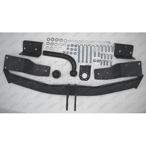 4227-A ORIS Фаркоп на Hyundai Santa Fe 2006-2012. Необходима подрезка бампера. Тип шара: A. Нагрузки: 1500/75 кг, масса фаркопа 22,2 кг (без электрики в комплекте)