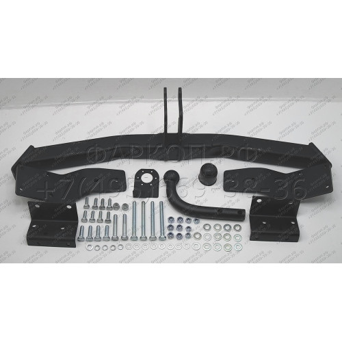 4227-A ORIS Фаркоп на Hyundai Santa Fe 2006-2012. Необходима подрезка бампера. Тип шара: A. Нагрузки: 1500/75 кг, масса фаркопа 22,2 кг (без электрики в комплекте)