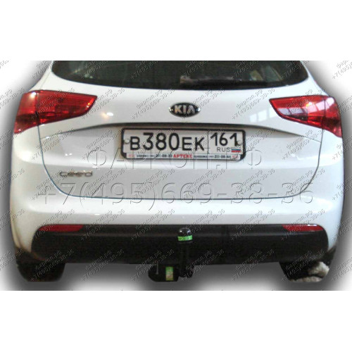 K119-A Лидер-плюс ТСУ для Kia Ceed универсал 2013-2018. Требуется подрезка бампера. Нагрузки: 1300/75 кг, масса фаркопа 16,82 кг (без электрики в комплекте)