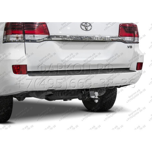 F.5713.006 BERG Фаркоп на Toyota Land Cruiser 200 (кроме Executive, TRD) 2007-2021, Lexus LX 2007-2022. Требуется подрезка бампера. Тип шара: E. Нагрузки: 1500/75 кг, масса фаркопа 12,5 кг (без электрики в комплекте)