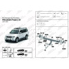 F.4011.001 BERG Фаркоп на Mitsubishi Pajero IV 2007-2020, Mitsubishi Pajero III 2000-2007 без снятия и подрезки бампера. Тип шара: A. Нагрузки: 2000/75 кг, масса фаркопа 24 кг (без электрики в комплекте)