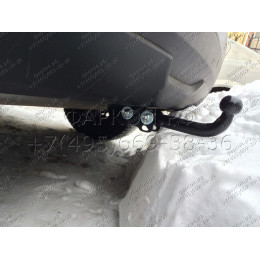 H227-A Лидер-плюс ТСУ для Hyundai Creta 2016-2021, 2021-2022, Solaris HC 2024- без снятия и выреза бампера. Нагрузки: 1300/75 кг, масса фаркопа 14,14 кг (без электрики в компл