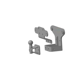 8151 Трейлер Фаркоп для Tank 500 2023-, Haval H9 2015-2024, Haval H5 2024- без выреза в бампере. Тип шара: F. Нагрузки: 1800/90 кг, масса фаркопа 12,7 кг (без электрики в ком