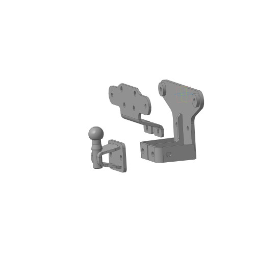 8151 Трейлер Фаркоп для Tank 500 2023-, Haval H9 2015-2024, Haval H5 2024- без выреза в бампере. Тип шара: F. Нагрузки: 1800/90 кг, масса фаркопа 12,7 кг (без электрики в комплекте)