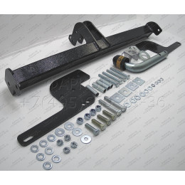 91710-A MOTODOR Фаркоп с оцинкованным шаром на Renault Duster 2012-2015, 2015-2021, 2021-2022, Nissan Terrano 2014-2022. Требуется подрезка бампера для переднеприводных автомоби