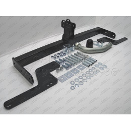 91717-A MOTODOR Фаркоп с оцинкованным шаром на Renault Logan Stepway 2019-2022, Renault Logan 2004-2014, 2014-2022 (без выреза в бампере), Renault Sandero 2014-2022, Renault Sandero Stepway 2014-2022 (необх