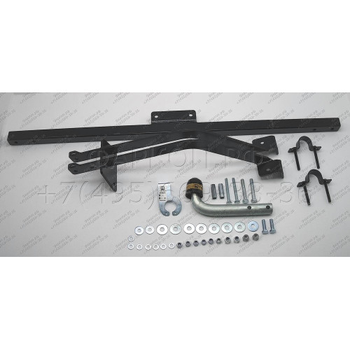 92105-A MOTODOR Фаркоп с оцинкованным шаром на Lada Niva Legend 2021-, Lada Niva Legend Urban 2021-, Lada Niva 1976-1994, 1994-2006, Lada 4x4 2006-2014, Lada Niva 4x4 Urban 2014-2020. Тип шара: A. Нагрузки: 800/50 кг, масса фаркопа 14,8 кг (без электрики 