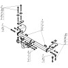 94702-A MOTODOR Фаркоп с оцинкованным шаром на Lifan X70 2017-2021, Lifan X60 2012-2021 без выреза в бампере. Тип шара: A. Нагрузки: 1500/75 кг, масса фаркопа 15,4 кг (без электрики в комплекте)