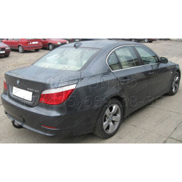 B-055 STEINHOF Фаркоп на BMW 5-Series седан E60 / универсал E61, кроме M5 2003-2010. Требуется подрезка бампера. Тип шара: A. Нагрузки: 2200/90 кг, масса фаркопа 16,35 кг (