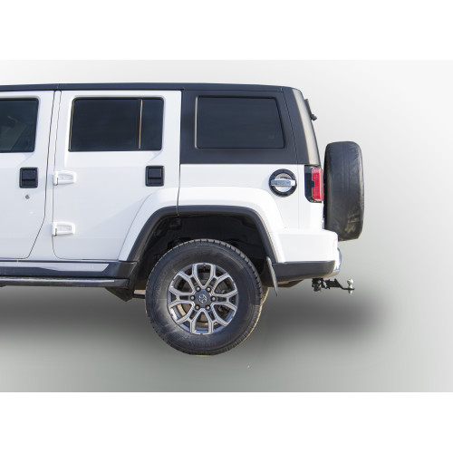 B301-E Лидер-плюс ТСУ для BAIC BJ40 (I рестайлинг) 2019-2024 без снятия и выреза бампера. Тип шара: E. Нагрузки: 1000/100 кг, масса фаркопа 16,4 кг (без электрики в комплекте)