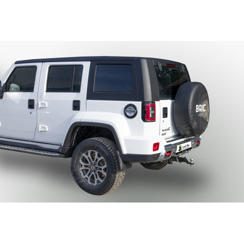 B301-E Лидер-плюс ТСУ для BAIC BJ40 (I рестайлинг) 2019-2024 без снятия и выреза бампера. Тип шара: E. Нагрузки: 1000/100 кг, масса фаркопа 16,4 кг (без электрики в комплекте)
