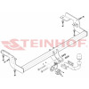 C-035 STEINHOF Фаркоп на Citroen C5 I седан/лифтбек 2004-2008. Требуется подрезка бампера. Тип шара: A. Нагрузки: 1800/75 кг, масса фаркопа 22,3 кг (без электрики в комплекте)