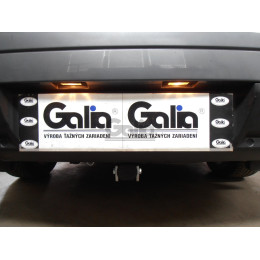 C039A GALIA Полностью оцинкованный фаркоп на Citroen C5 II лифтбек 2004-2008. Особенности: для модели с номерным знаком на заднем бампере. Подрозетник уби