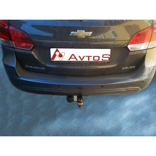 CV 08 AVTOS Фаркоп на Chevrolet Cruze седан 2009-2016. Необходима подрезка бампера. Тип шара: A. Нагрузки: 1800/75 кг, масса фаркопа 16 кг (без электрики в комплекте)
