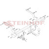D-058 STEINHOF Фаркоп на Dacia Logan III седан 05/2021- без подрезки бампера. Тип шара: A. Нагрузки: 1200/80 кг, масса фаркопа 18,6 кг (без электрики в комплекте)