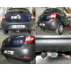 D044A GALIA Полностью оцинкованный фаркоп на Renault Sandero 2014-2022, Renault Sandero Stepway 2014-2022. Тип шара: A. Невидимый вырез бампера. Нагрузки: 1200/75 кг, масса фаркопа 12,52 кг