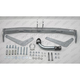 D044A GALIA Полностью оцинкованный фаркоп на Renault Sandero 2014-2022, Renault Sandero Stepway 2014-2022. Тип шара: A. Невидимый вырез бампера. Нагрузки: 1200/75 кг, масса фарко