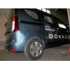 D045A GALIA Полностью оцинкованный фаркоп на Renault Dokker 2017-2019, Dacia Dokker 2012-2021, Renault Express 2020-. Подрозетник убирается за бампер. Тип шара: A. Установка без выреза бампера. Нагрузки: 1400/75 кг, масса фаркопа 15,32 кг