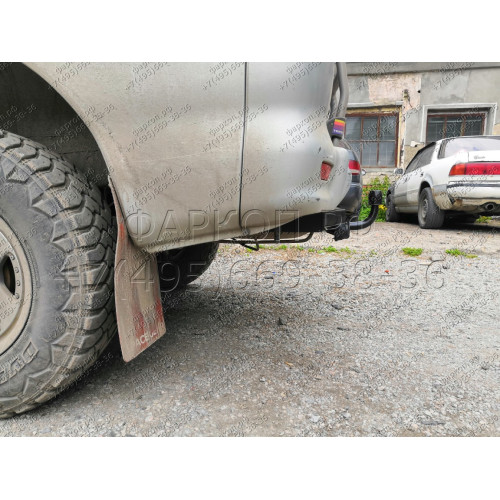 H.M17.A HALTY Фаркоп на Mitsubishi Delica 4 поколение 1994-2007 (кроме PF8W super exceed crystal lite roof long) без подрезки бампера. Тип шара: A. Нагрузки: 750/75 кг, масса фаркопа 20,8 кг
