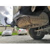 H.M17.A HALTY Фаркоп на Mitsubishi Delica 4 поколение 1994-2007 (кроме PF8W super exceed crystal lite roof long) без подрезки бампера. Тип шара: A. Нагрузки: 750/75 кг, масса фаркопа 20,8 кг