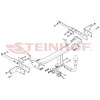 F-203 STEINHOF Фаркоп на Ford Galaxy (кроме версии с регулировкой высоты кузова) 2015-2022, Ford S-Max (кроме версии с регулировкой высоты кузова) 2015-2023. Требуется подрезка бампера. Тип шара: A. Нагрузки: 2000/90 кг, масса фаркопа 21,45 кг (без электр