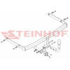F-251 STEINHOF Фаркоп на Ford Fiesta хетчбек 3/5 дверей 2002-2008. Требуется подрезка бампера. Тип шара: A. Нагрузки: 900/50 кг, масса фаркопа 13,5 кг (без электрики в комплекте)