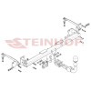 F-303 STEINHOF Фаркоп на Ford Transit Connect SWB/LWB 2014-2018, 2018-2022, Ford Tourneo Connect 2014-2018, 2018-2022 без подрезки бампера. Тип шара: AH (горизонтальное быстросъемное крепление шара на ключе). Нагрузки: 1500/85 кг, масса фаркопа 17,1 кг (б