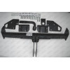 F.4011.001 BERG Фаркоп на Mitsubishi Pajero IV 2007-2020, Mitsubishi Pajero III 2000-2007 без снятия и подрезки бампера. Тип шара: A. Нагрузки: 2000/75 кг, масса фаркопа 24 кг (без электрики в комплекте)