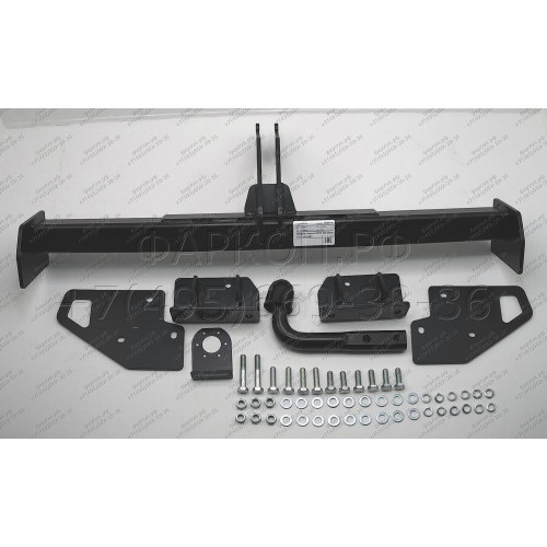 F.4011.001 BERG Фаркоп на Mitsubishi Pajero IV 2007-2020, Mitsubishi Pajero III 2000-2007 без снятия и подрезки бампера. Тип шара: A. Нагрузки: 2000/75 кг, масса фаркопа 24 кг (без электрики в комплекте)