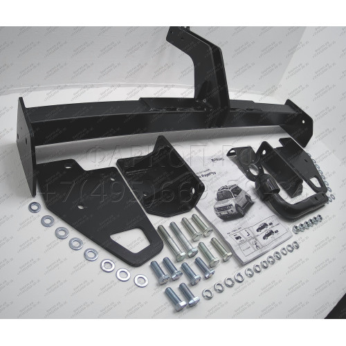 F.4011.001 BERG Фаркоп на Mitsubishi Pajero IV 2007-2020, Mitsubishi Pajero III 2000-2007 без снятия и подрезки бампера. Тип шара: A. Нагрузки: 2000/75 кг, масса фаркопа 24 кг (без электрики в комплекте)