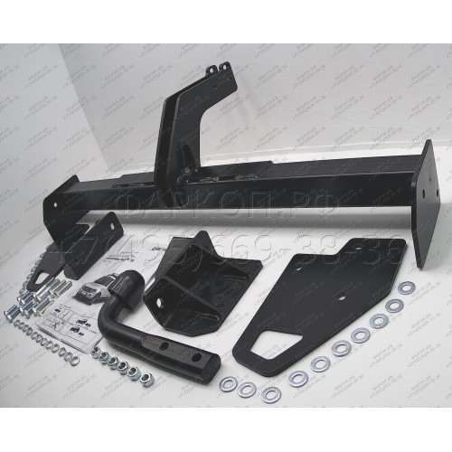 F.4011.001 BERG Фаркоп на Mitsubishi Pajero IV 2007-2020, Mitsubishi Pajero III 2000-2007 без снятия и подрезки бампера. Тип шара: A. Нагрузки: 2000/75 кг, масса фаркопа 24 кг (без электрики в комплекте)