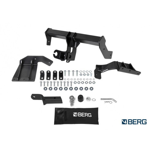 F.4012.001 BERG Фаркоп на Mitsubishi Outlander XL 2007-2012, Peugeot 4007 2008-2012, Citroen C-Crosser 2007-2012. Требуется подрезка бампера. Тип шара: E. Нагрузки: 1500/75 кг, масса фаркопа 24 кг (без электрики в комплекте)