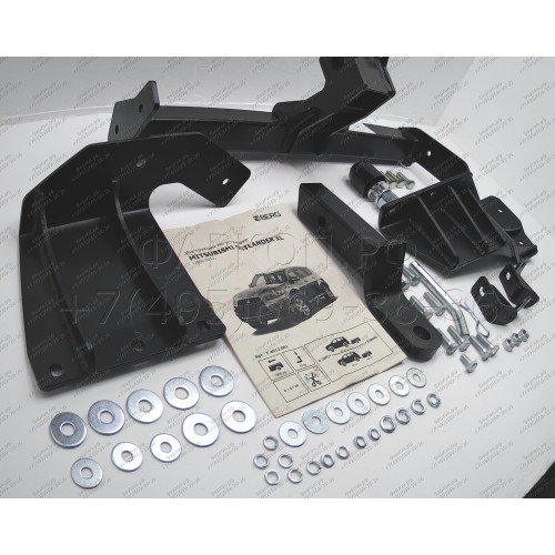 F.4012.001 BERG Фаркоп на Mitsubishi Outlander XL 2007-2012, Peugeot 4007 2008-2012, Citroen C-Crosser 2007-2012. Требуется подрезка бампера. Тип шара: E. Нагрузки: 1500/75 кг, масса фаркопа 24 кг (без электрики в комплекте)