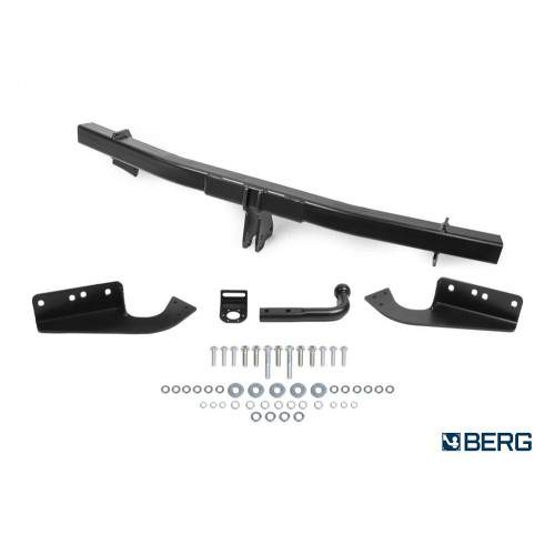 F.5711.001 BERG Фаркоп на Toyota RAV4 2013-2019. Требуется подрезка бампера. Тип шара: A. Нагрузки: 1200/75 кг, масса фаркопа 22 кг (без электрики в комплекте)