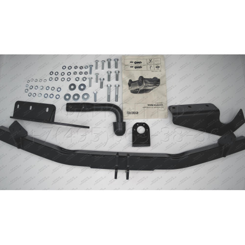 F.5711.001 BERG Фаркоп на Toyota RAV4 2013-2019. Требуется подрезка бампера. Тип шара: A. Нагрузки: 1200/75 кг, масса фаркопа 22 кг (без электрики в комплекте)