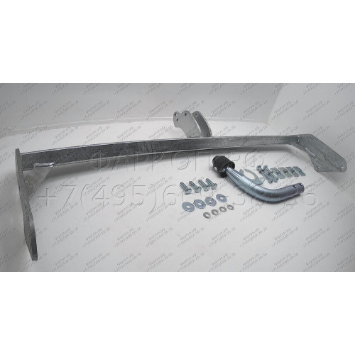 F049A GALIA Полностью оцинкованный фаркоп на Ford Focus I универсал 1998-2004. Тип шара: A. Установка без снятия и выреза бампера. Нагрузки: 1300/65 кг, масса фаркопа 16,42 кг