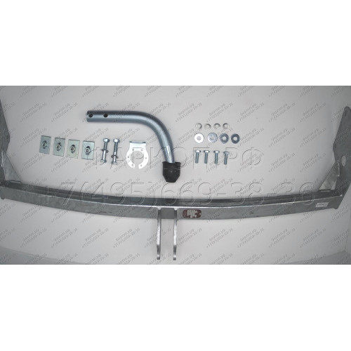 F049A GALIA Полностью оцинкованный фаркоп на Ford Focus I универсал 1998-2004. Тип шара: A. Установка без снятия и выреза бампера. Нагрузки: 1300/65 кг, масса фаркопа 16,42 кг