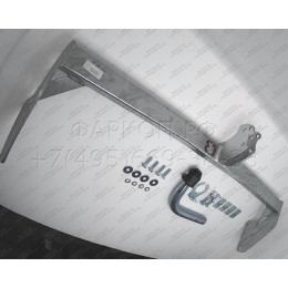 F049A GALIA Полностью оцинкованный фаркоп на Ford Focus I универсал 1998-2004. Тип шара: A. Установка без снятия и выреза бампера. Нагрузки: 1300/65 кг, масса фа