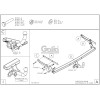 F096A GALIA Полностью оцинкованный фаркоп на Ford Focus II универсал 2004-2011. Тип шара: A. Без выреза бампера. Нагрузки: 1500/75 кг, масса фаркопа 15,52 кг