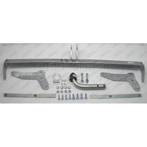 F096A GALIA Полностью оцинкованный фаркоп на Ford Focus II универсал 2004-2011. Тип шара: A. Без выреза бампера. Нагрузки: 1500/75 кг, масса фаркопа 15,52 кг