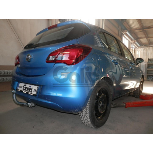 F101A GALIA Полностью оцинкованный фаркоп на Opel Corsa D 2006-2014, FIAT Grande Punto 2005-2010, Grande Punto Evo 2005-2010, Alfa Romeo MiTo 2008-2018. Подрозетник убирается за бампер. Тип шара: A. Невидимый вырез бампера. Нагрузки: 1350/75 кг, масса фар