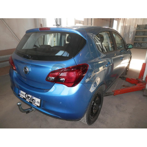 F101A GALIA Полностью оцинкованный фаркоп на Opel Corsa D 2006-2014, FIAT Grande Punto 2005-2010, Grande Punto Evo 2005-2010, Alfa Romeo MiTo 2008-2018. Подрозетник убирается за бампер. Тип шара: A. Невидимый вырез бампера. Нагрузки: 1350/75 кг, масса фар