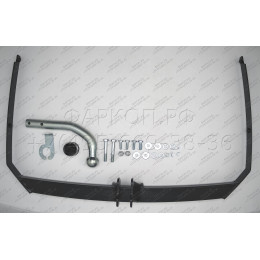 F101As АвтоСтандарт Фаркоп с оцинкованным шаром на Ford Focus II седан 2004-2011 без выреза в бампере. Тип шара: A. Нагрузки: 1000/50 кг, масса фаркопа 11,8 кг (б