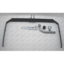 F101As АвтоСтандарт Фаркоп с оцинкованным шаром на Ford Focus II седан 2004-2011 без выреза в бампере. Тип шара: A. Нагрузки: 1000/50 кг, масса фаркопа 11,8 кг (б